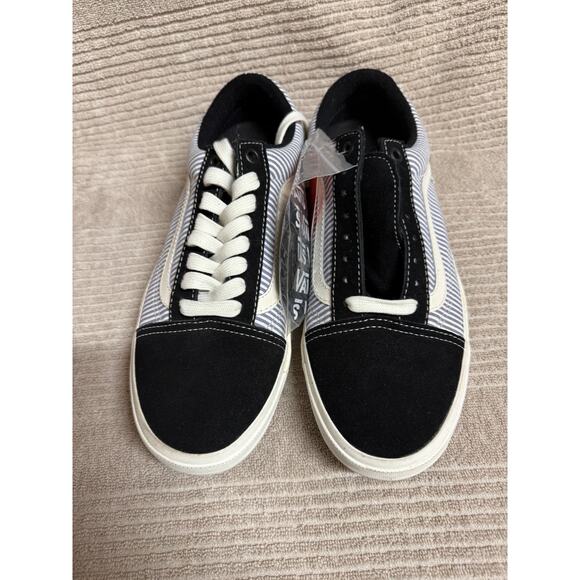 NWT Vans Old Skool Federal Biking BMX Men's Blue White Stripe  Popcush, 7.5 - Picture 5 of 9